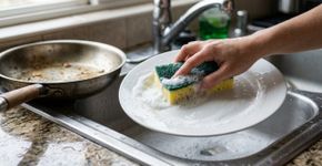 Como usar uma esponja para lavar louça e panelas: você usa o lado amarelo ou o verde?