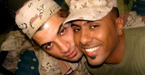 Soldados iraquiano e americano se apaixonam na guerra do Iraque