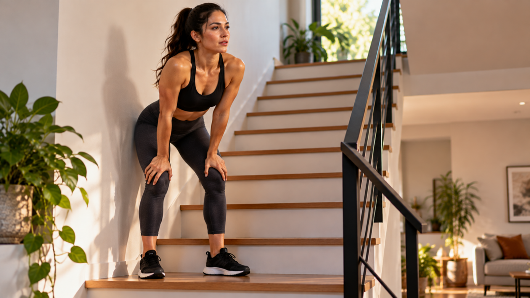 Blocos curtos de escadas podem transformar uma atividade simples em um exercício intervalado. Veja como ajustar ritmo, duração e recuperação.