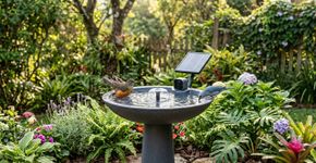 O banho de pássaros inteligente que filma visitantes do jardim e identifica espécies com inteligência artificial