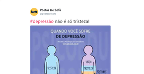 Depressão não é tristeza, é doença