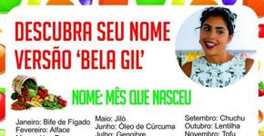 Caso Jiló: descubra como seria seu nome na ‘versão Bela Gil’