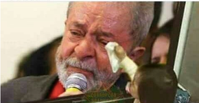 Fake News: menina consolando Lula ao vê-lo chorando na TV