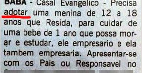 Anúncio que buscava babá de 12 a 18 anos causa polêmica e vira caso de polícia no Pará