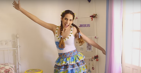 Aprenda a fazer uma roupa caipira sem costura para festas juninas