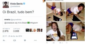 Viola Davis manda um ‘Oi Brazil’ no Twitter e a internet não está sabendo lidar com isso