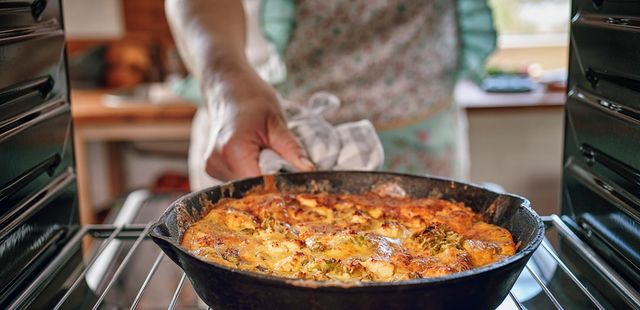 Omelete de forno super prático e gostoso