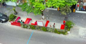 Moradores querem permanência da praça temporária em frente ao Conjunto Nacional