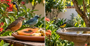 Se pequenos pássaros começam a visitar o mesmo canto do quintal todos os dias, a explicação pode estar nas plantas e insetos disponíveis ao redor