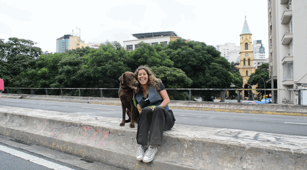 Minhocão é um espaço perfeito para passear com os cães - Fotos: Cris Berger
