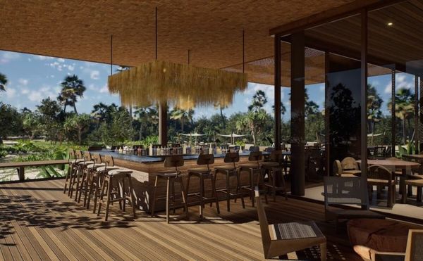 Resort terá bares e restaurantes