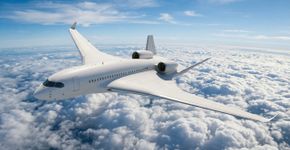 Startup dos EUA busca até US$ 3 bilhões para fabricar avião ‘arraia’ de 250 lugares que promete consumir até 50% menos combustível, trocar janelas por telas e já atraiu a Japan Airlines