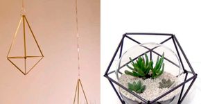 Aprenda a fazer decoração geométrica para a sua casa