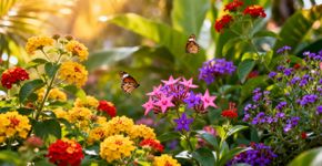 As 3 plantas que florescem o ano todo e enchem o jardim de borboletas