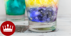 Por um verão colorido: raspadinha arco-íris