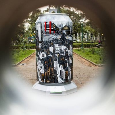 Graffiti na Praça da Liberdade, clicado por @alexandre_nunes