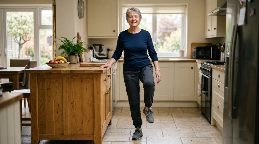 A caminhada continua sendo uma atividade importante para pessoas 65+, mas é um movimento bastante familiar ao corpo