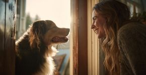 Por que seu cão fica tão feliz quando você chega em casa