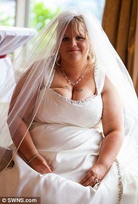 Leisa no casamento