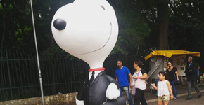 Sem orelhas e sem perna: nem o Snoopy escapou da violência em São Paulo
