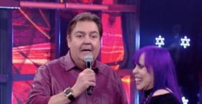 Faustão se irrita no ar por causa de nome de Baby do Brasil