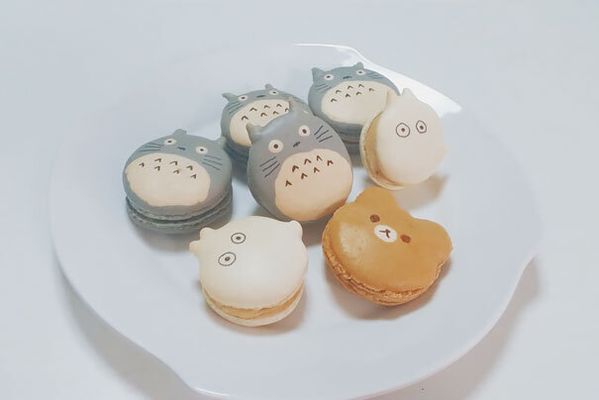 Doces japoneses: macarrons Ghibli