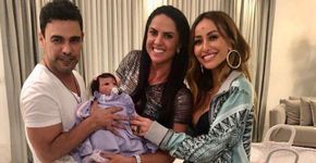 Graciele Lacerda mostra ‘filha’ com Zezé e causa espanto na web
