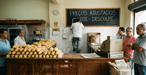 Quanto fatura uma padaria de esquina que precisa lidar com o preço do trigo