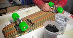 Conheça o skate feito com madeira descartada