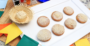 Paçoca molecular para festa junina