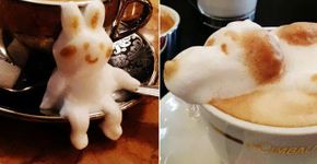 As mais incríveis Artes 3D com Café e Espuma por Kazuki Yamamoto