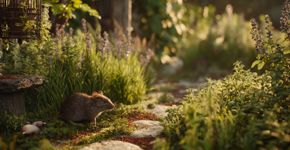 Como se livrar de ratos do seu jardim. Um movimento simples é suficiente