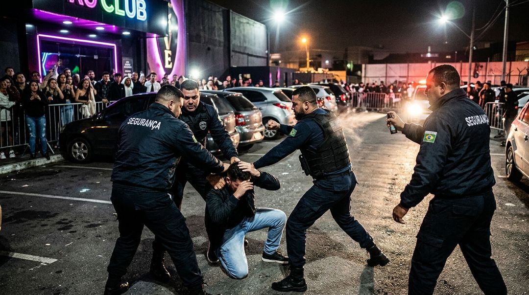 Agressões físicas praticadas por profissionais de vigilância em estacionamentos geram direito a indenização por danos morais.