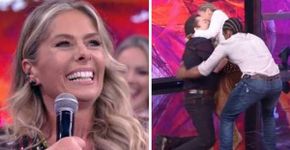 Adriane Galisteu diz que se diverte com memes do tombo do Faustão