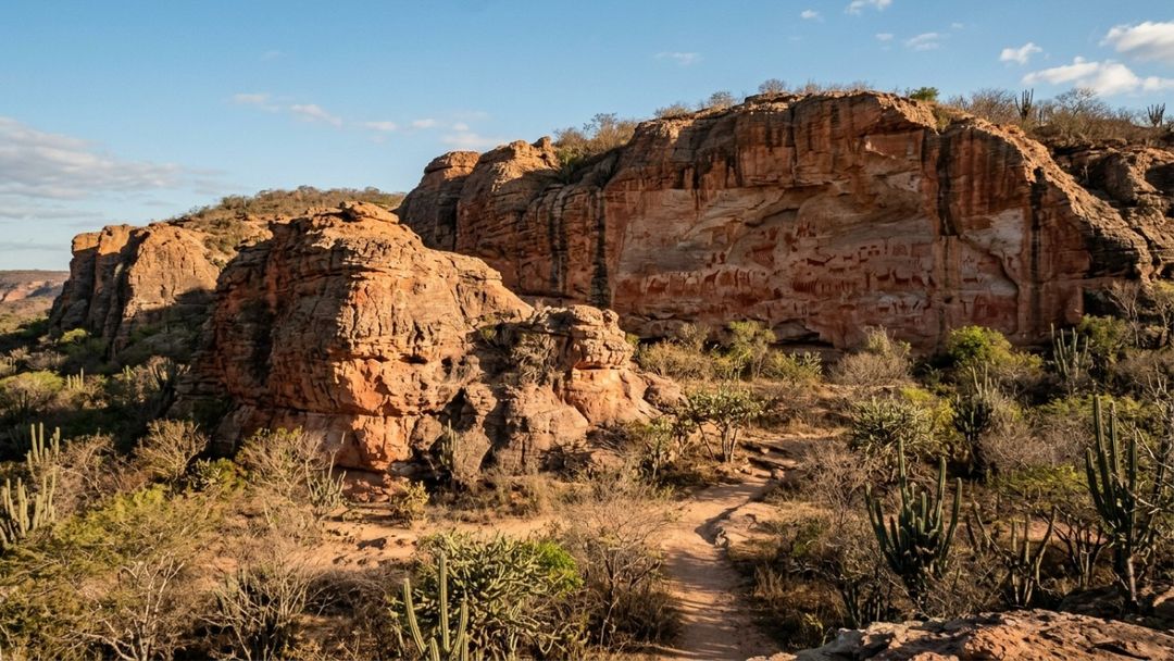O turismo sustentável e a pesquisa científica garantem a preservação deste patrimônio cultural único no sertão piauiense.