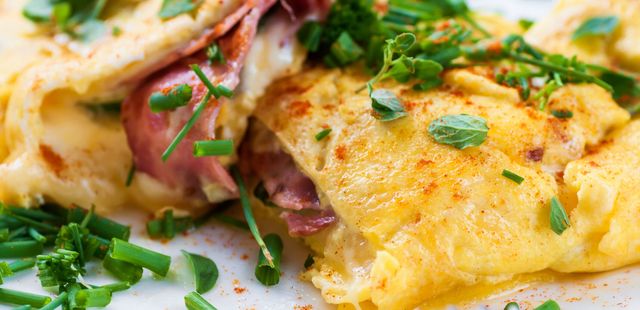 Panqueca de omelete: a combinação perfeita para o café da manhã