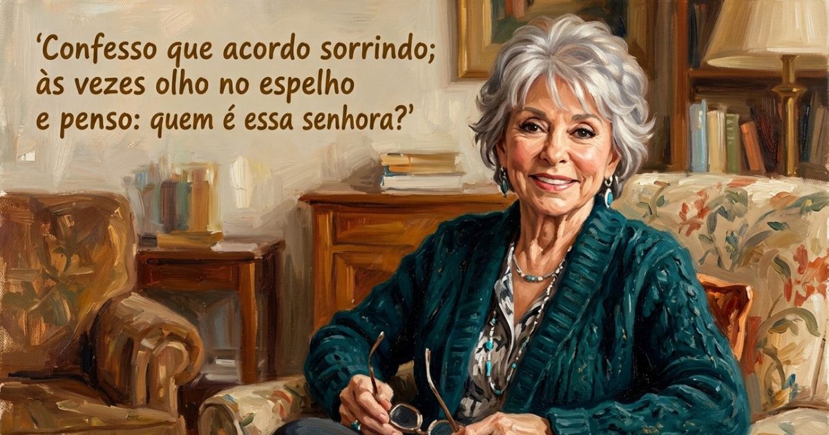 Rita Moreno, aos 94 anos, sobre a maneira como encara cada novo dia: “Confesso que acordo sorrindo; às vezes olho no espelho e penso: quem é essa senhora?”