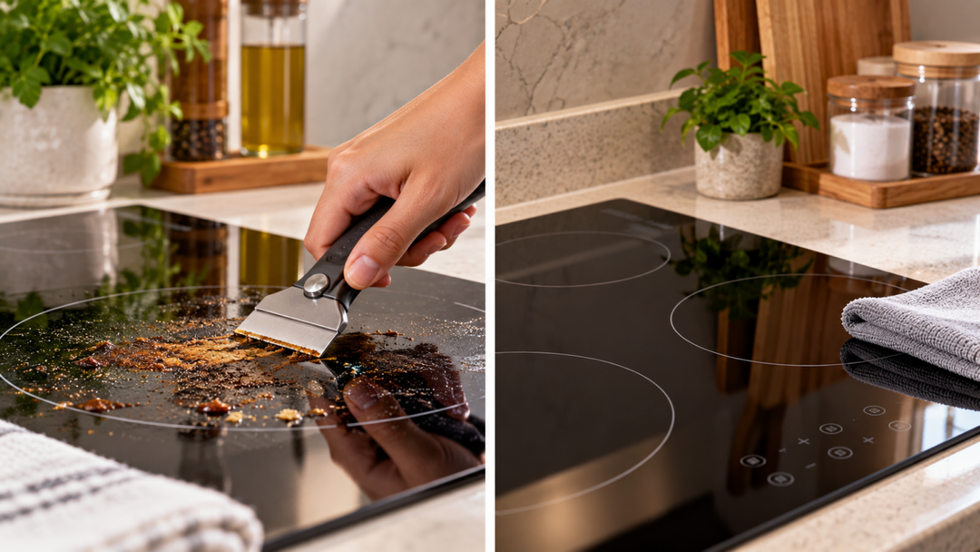 : Limpar cooktop de indução exige alguns cuidados. Veja como retirar resíduos queimados sem danificar a superfície e quais produtos evitar.