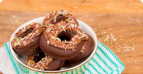 Receita de Donuts de chocolate com Nutella