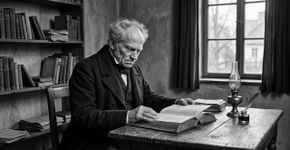 Schopenhauer, filósofo alemão: “Temos duas maneiras de buscar felicidade, e a mais tranquila começa quando percebemos que desejar menos também pode significar viver melhor.”