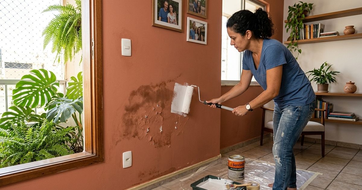 Passo a passo: como fazer uma solução caseira para eliminar infiltração nas paredes sem precisar quebrar o reboco