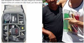 Taxista encontra passageiro que esqueceu equipamento de filmagem em seu carro