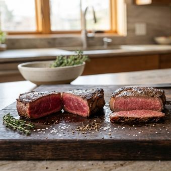 Featured mobile: Para cozinhar a carne, quanto tempo é necessário para que fique mal-passada, ao ponto ou bem passada?