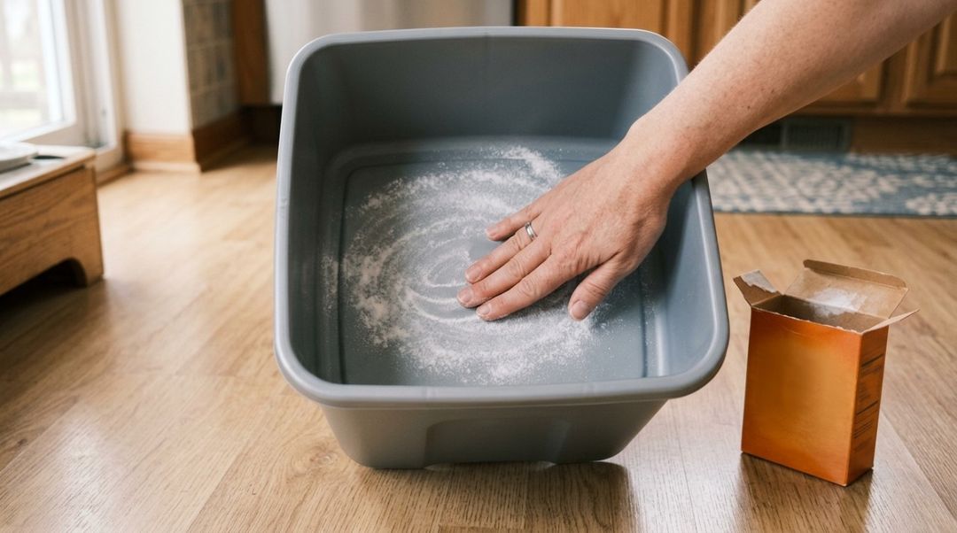 Depois de esvaziar e limpar a lixeira, espere o interior secar.