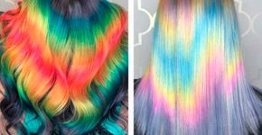 Cabelos com faixa colorida são a nova tendência mágica da web