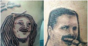 As piores tattoos feitas em homenagem a grandes músicos