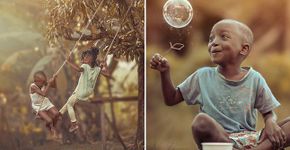 A pureza e inocência das crianças nas fotos de Adrian McDonald