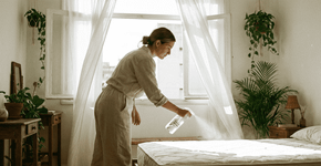 Eu não aguentava mais o cheiro de mofo no quarto, até que testei esta mistura de 3 ingredientes