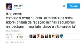 Internet dá dicas para quem está preocupado com a redação do Enem