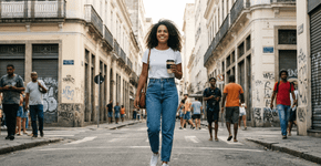 Maneiras geniais de transformar seu visual com a calça mom jeans em qualquer lugar